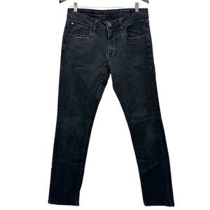 Killer 89 Black Wash Straight Leg Jeans Size 31/32
